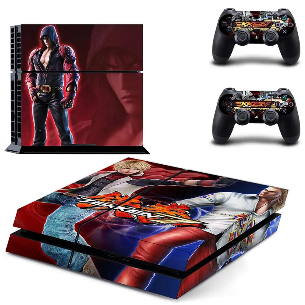 Tekken 7 PS4 Stickers Play station 4 Skin PS 4 Sticker Decal Cover For PlayStation 4 PS4 Console & Controller Skins Vinyl