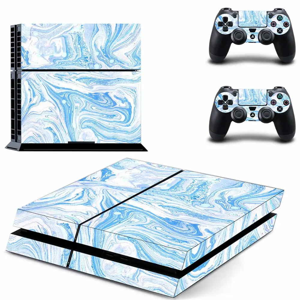 Marble Stone PS4 Stickers Play station 4 Skin PS 4 Sticker Decal Cover For PlayStation 4 PS4 Console & Controller Skins Vinyl