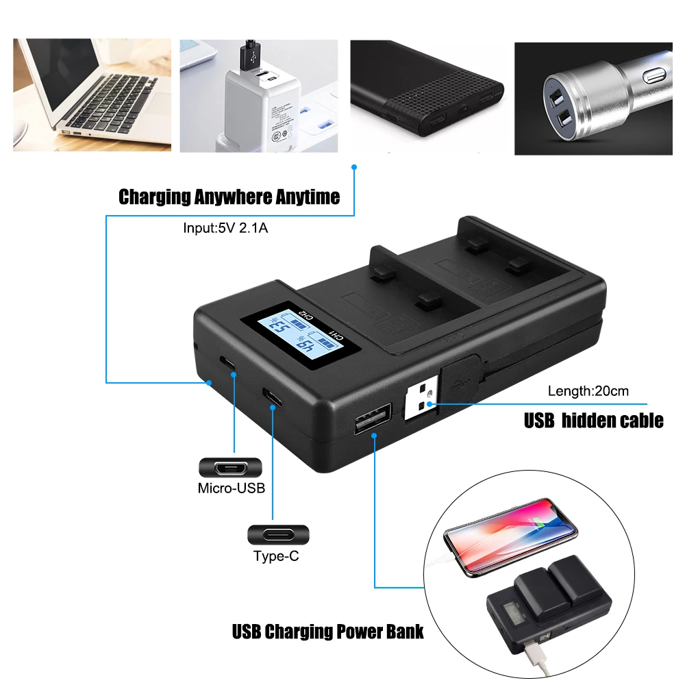 PALO NP-FZ100 NPFZ100 np fz100 2280mAh 7.2V and Fast Smart Charger For Sony BC-QZ1 sony a9 a7R III a7 III ILCE-9