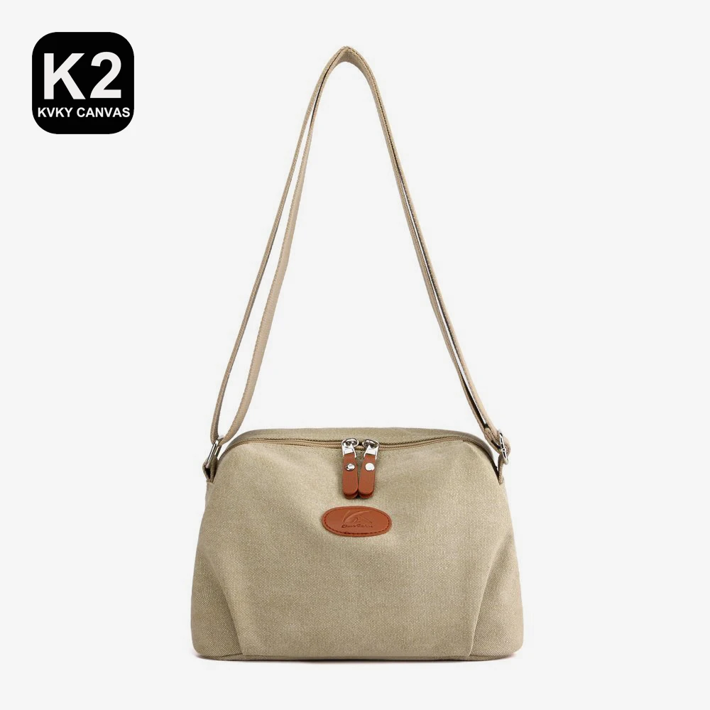 

KVKY Mini Women's Canvas Handbags Small Canvas Shoulder Crossbody Bags for Women 2023 Ladies Purse Phone Sac A Main Femme Bolsas