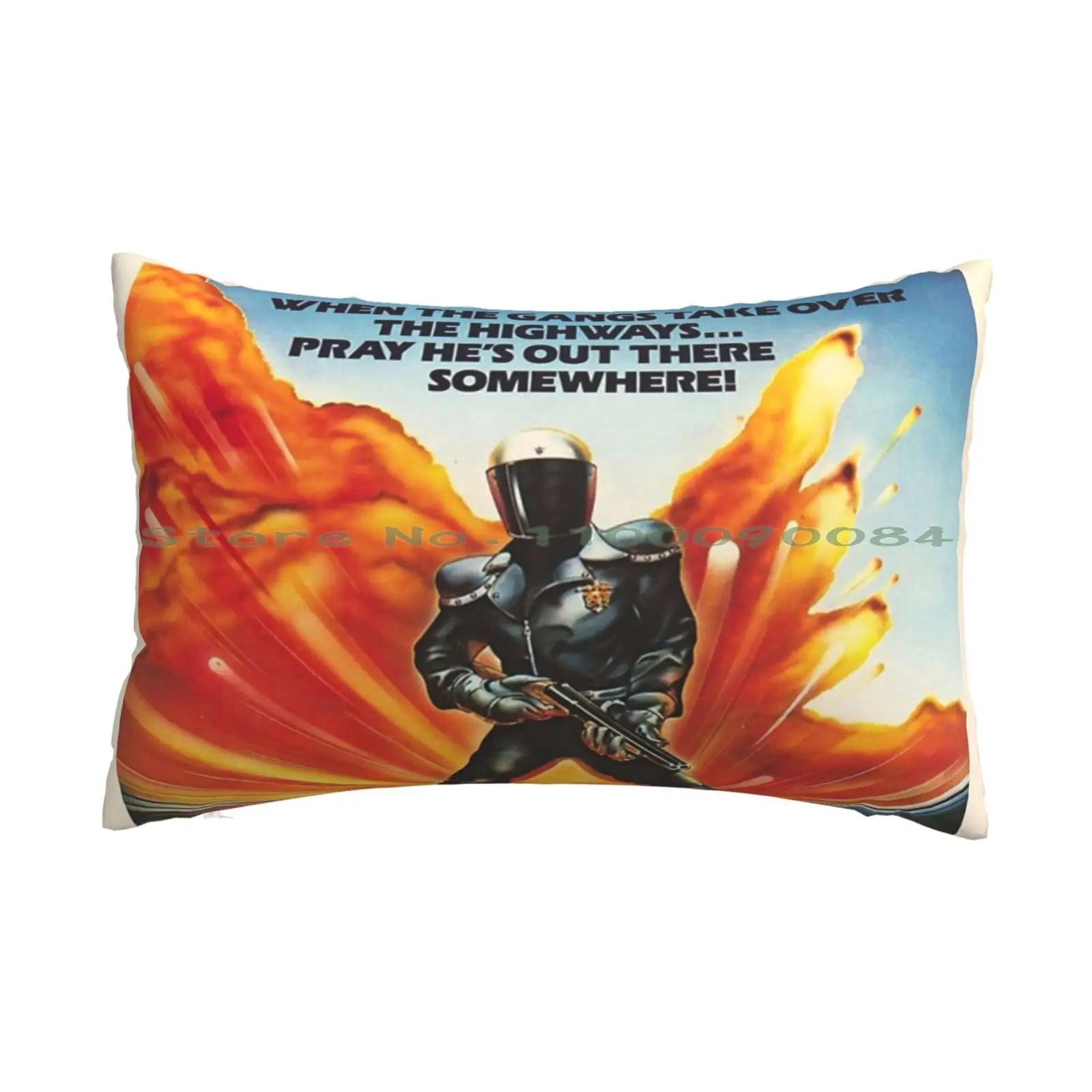 Mad Max Pillow Case 20x30 50*75 Sofa Bedroom West Station West Railway West Totem West Sign West Southern Region West England