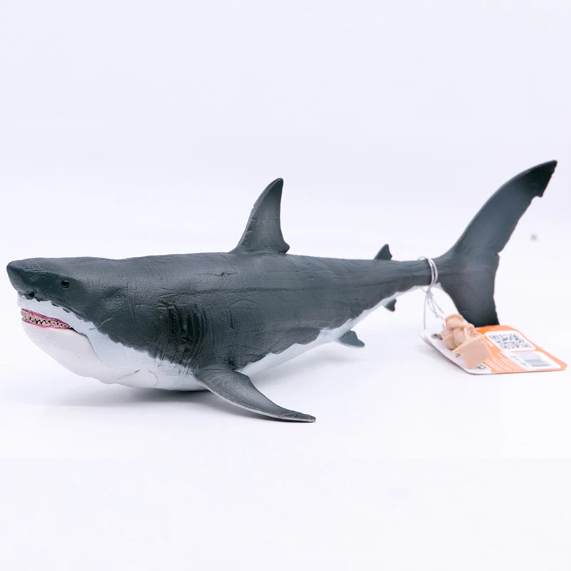 CollectA Prehistoric Animals Ocean Megalodon with Movable Jaw Deluxe 1: 60 Scale Plastic PVC Figure Model #88887