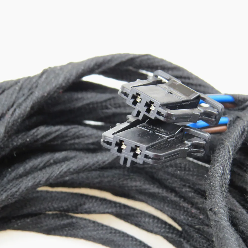 SCJYRXS 1 مجموعة الباب الخلفي مكبر الصوت الجرس مكبر صوت الأسلاك كابل ل VW Golf 5 MK6 أرنب شيروكو 5KD035411A 5KD 035 411A #5