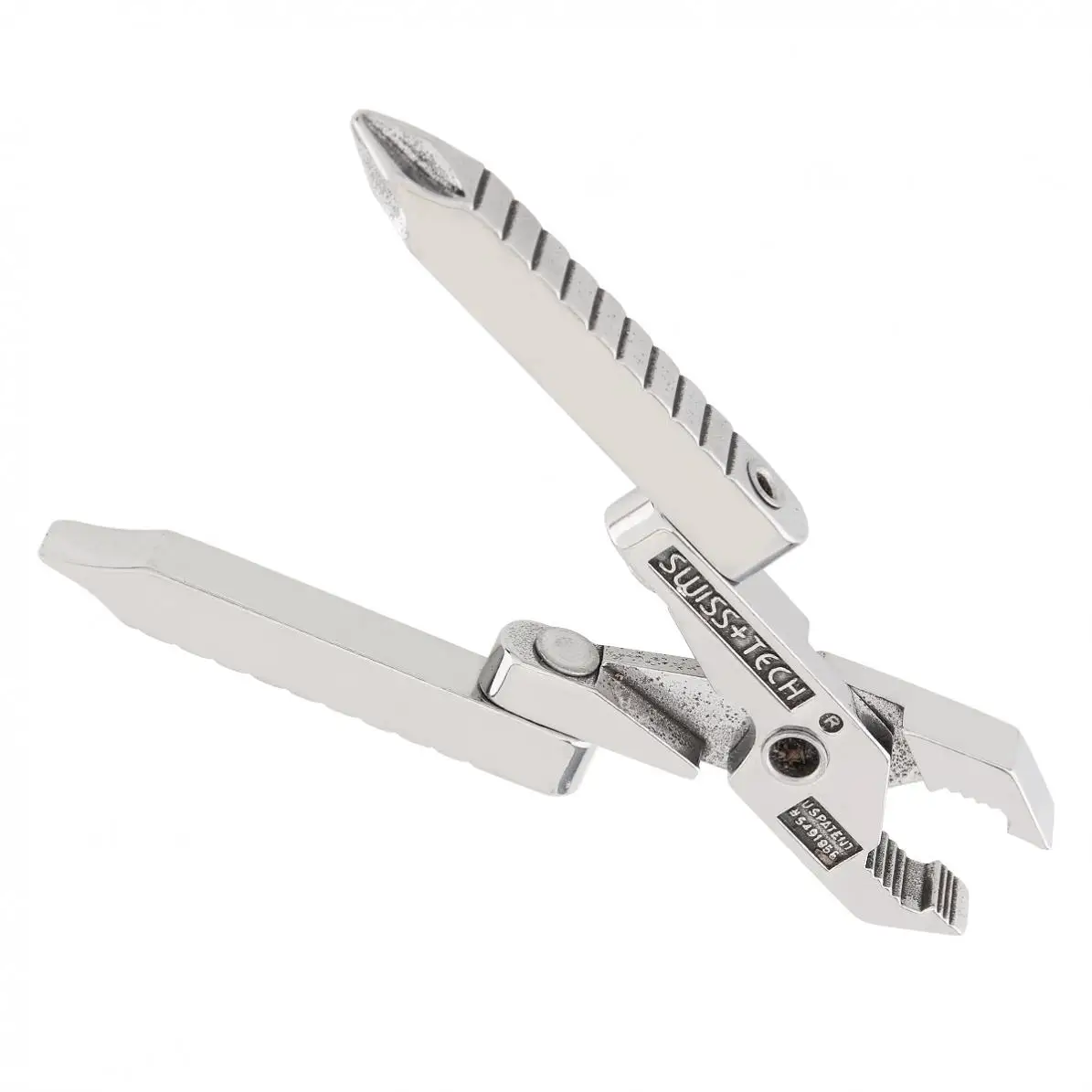 Multifunctional Mini 420 Stainless Steel Foldable Plier Clamp with Straight Screwdriver and Cross Screwdriver for Keychain Tool