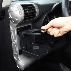For Toyota FJ Cruiser 07-21 Car Modification Center Console Side Air Conditioning Outlet Under The Water Cup Bracket Accessories