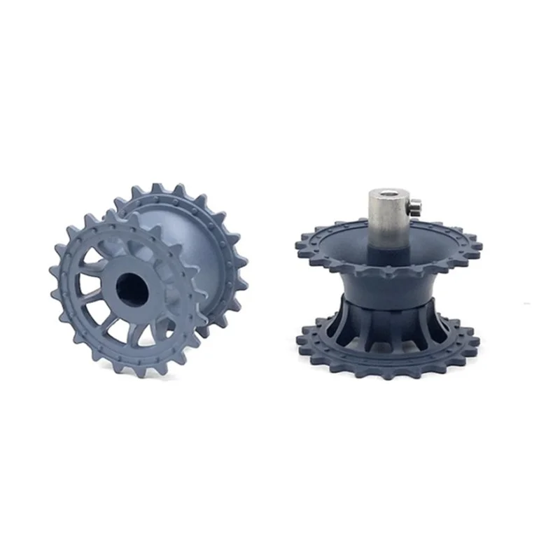 Plastic Driving Wheel with Coupling  4mm/5mm/6mm For Tank Chassis Crawler Chassis Accessories DIY Parts Motive Wheel