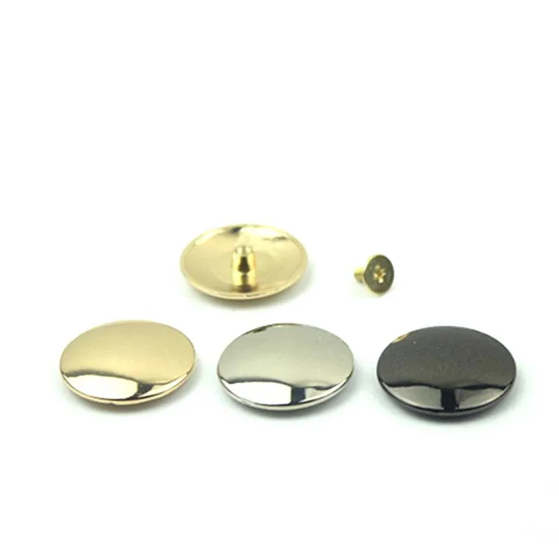 

25MM Luggage Handbags Round Metal Labels Hardware Accessories Tags Round Blank Trademarks Clothes Engraved Logo