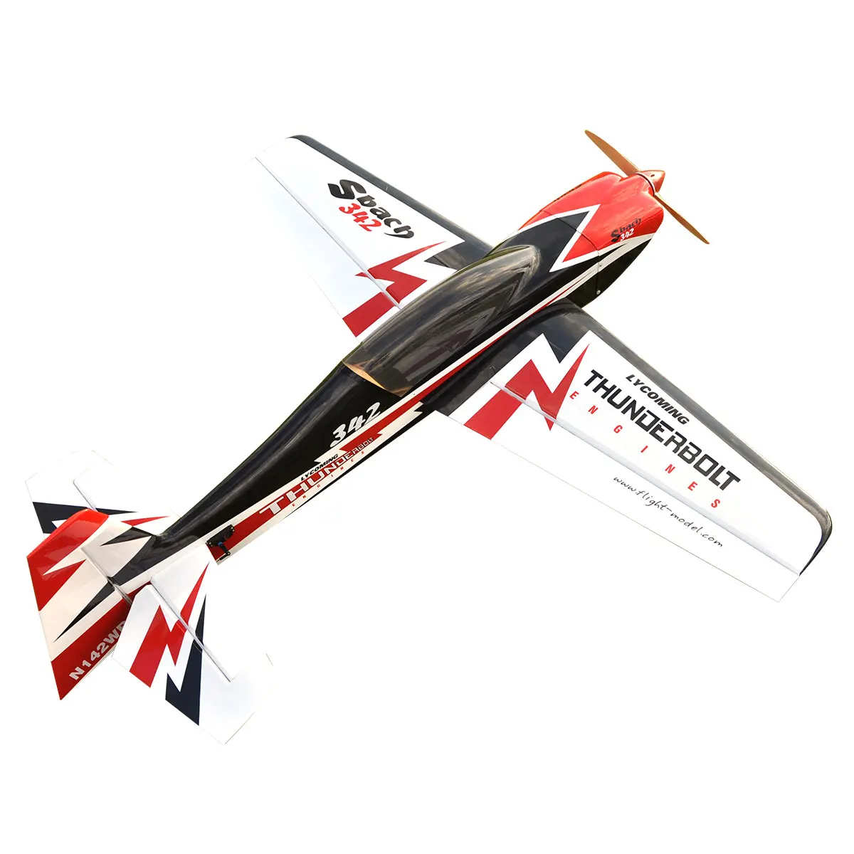 

FLIGHT Sbach342 64inch RC Fix Wing Airplane Wooden Fuselage 20CC Aircarge Model Frame