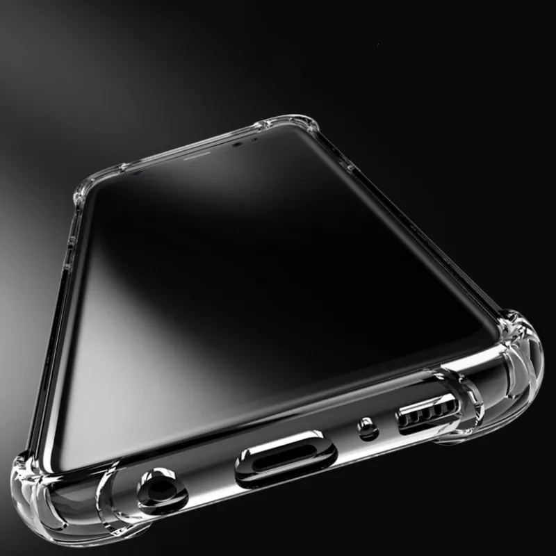 Shockproof Clear Soft Silicone Armor Case For Samsung Galxay A6 A8 Plus A5 A7 J2 Pro 2018 J3 J5 J7 A3 J1 2016 2017 Back Cover