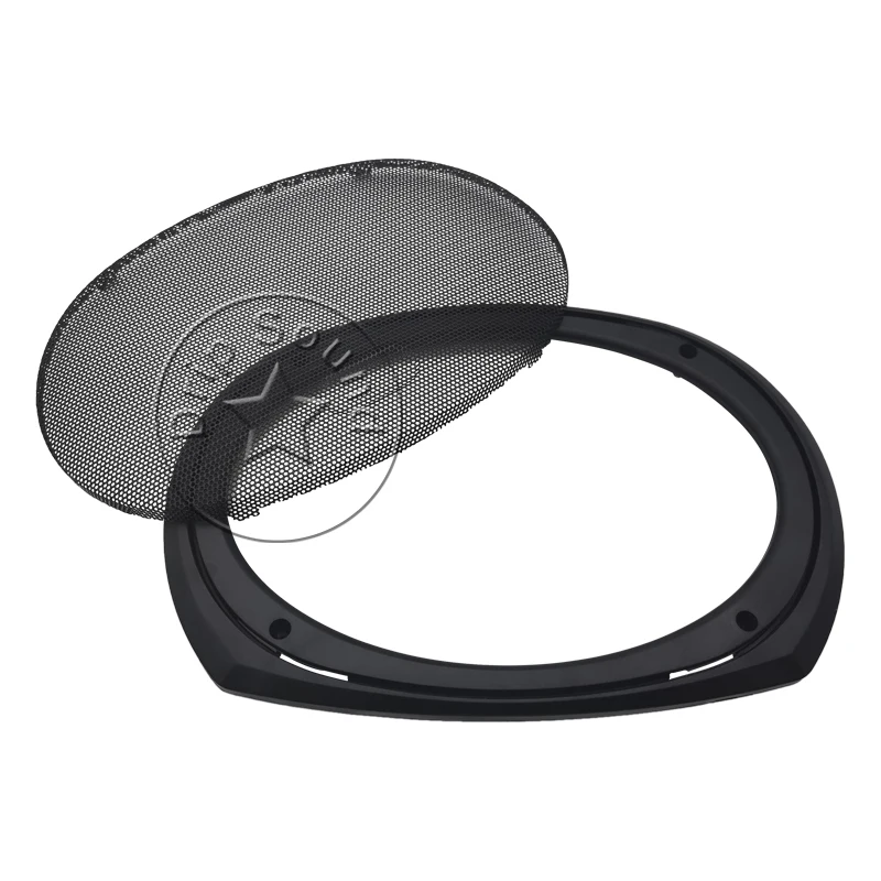 Для 6 "x 9" 6x9 дюймов автомобильный аудиодинамик сетчатая крышка декоративная круглая металлическая сетка защита решетки # Черный