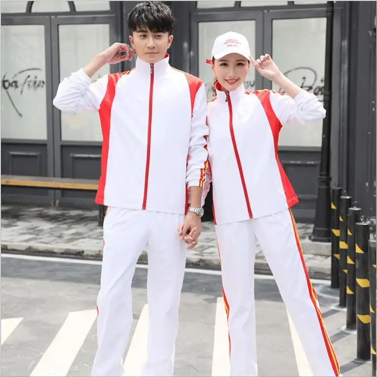 Ropa de rendimiento grupal Wushu, uniforme de entrenamiento para primavera y otoño, traje deportivo de ocio para amantes, ropa de exposición del equipo nacional de China