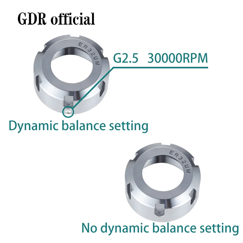 ER11 Nut ER8 ER11 ER16 ER20 ER25 ER32 ER40 NUT A M UM high precision ER Nut Nut ER nut for cnc ER collet and tool holde