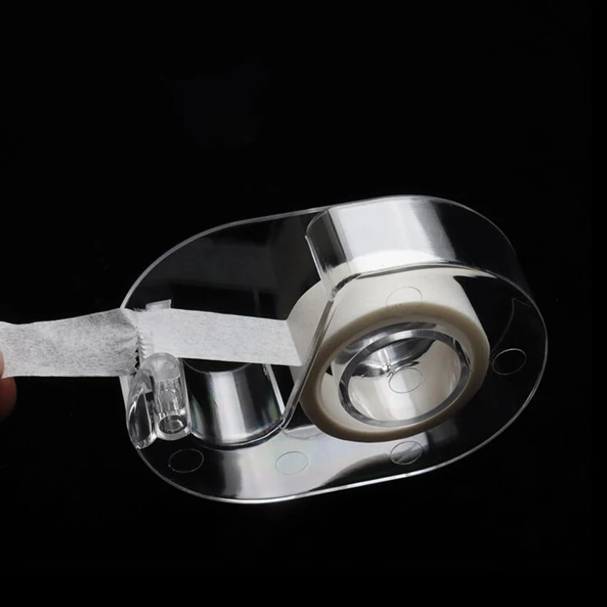 1Pc อะคริลิค Grafting Eyelash เครื่องตัดเทปโปร่งใสขนตาปลอมเทป,Grafting Eyelash Pad กาวเทป Cutter Holder