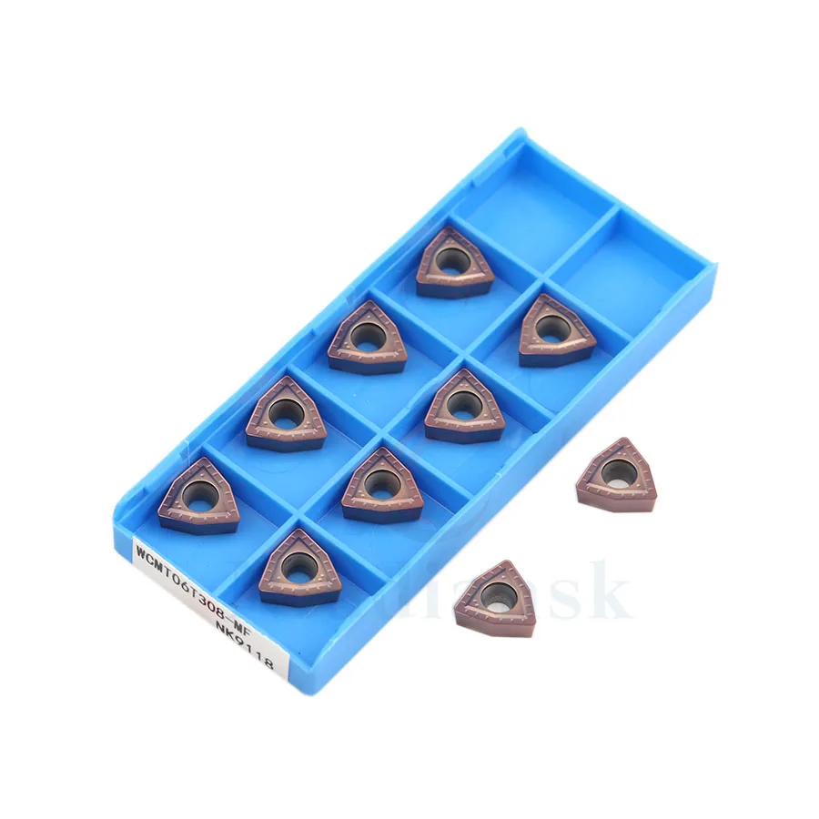 WCMT080412-MF NK9118 inserti in metallo duro fresa CNC tornio lame per tornitura