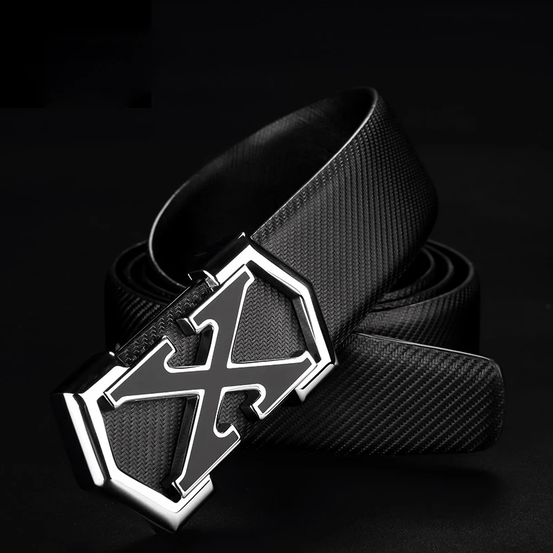 2021 Designer Belts Men High Quality Fashion X letter Luxury Famous Brand GenuineLeather Belt Men White Exquisite Waist Strap