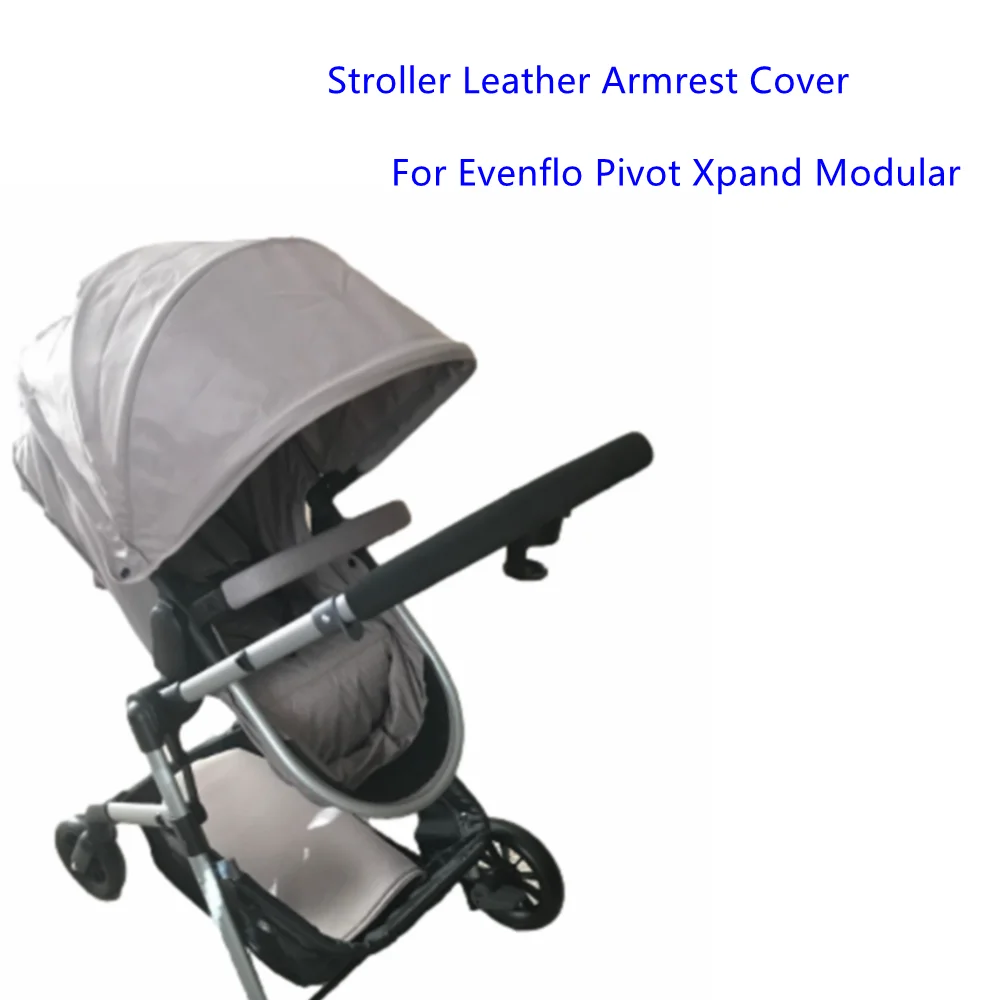 

Leather Handle Cover For Evenflo Pivot Xpand Modular Stroller Pram Bumper Protective Cases Armrest Covers Carriage Accessories