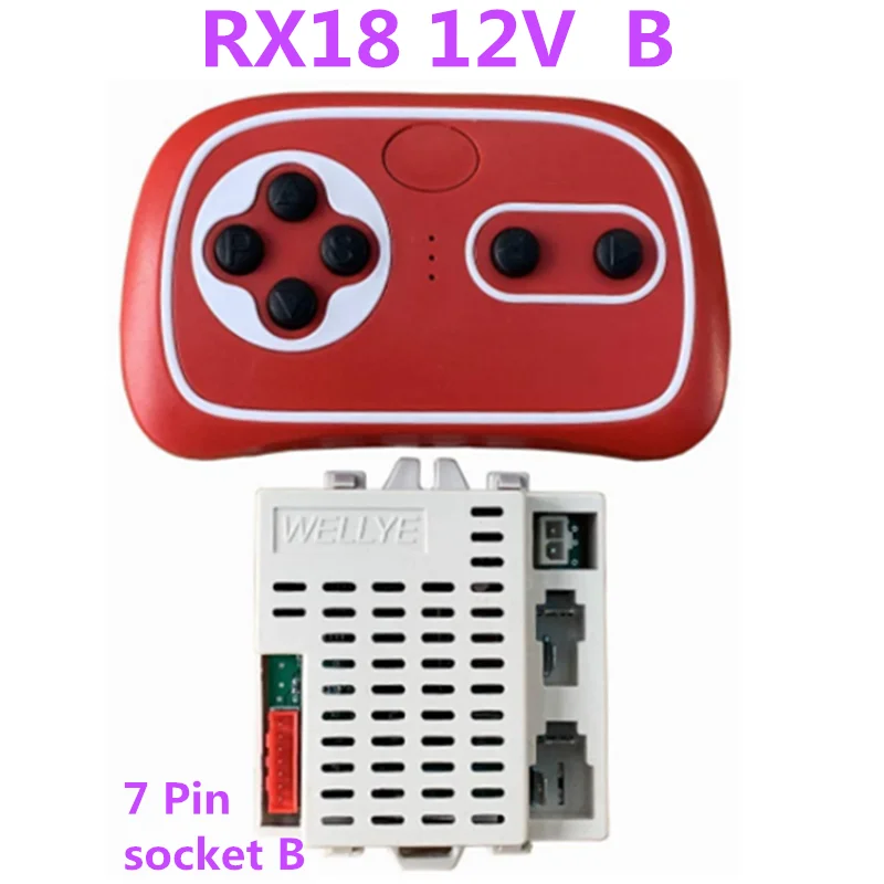 Télécommande Et Récepteur Weelye Pour Voiture électrique Enfant – 6V/12V/24V, Compatible RX23 A 12V, Kit Complet – Pièce De Rechange Fiable