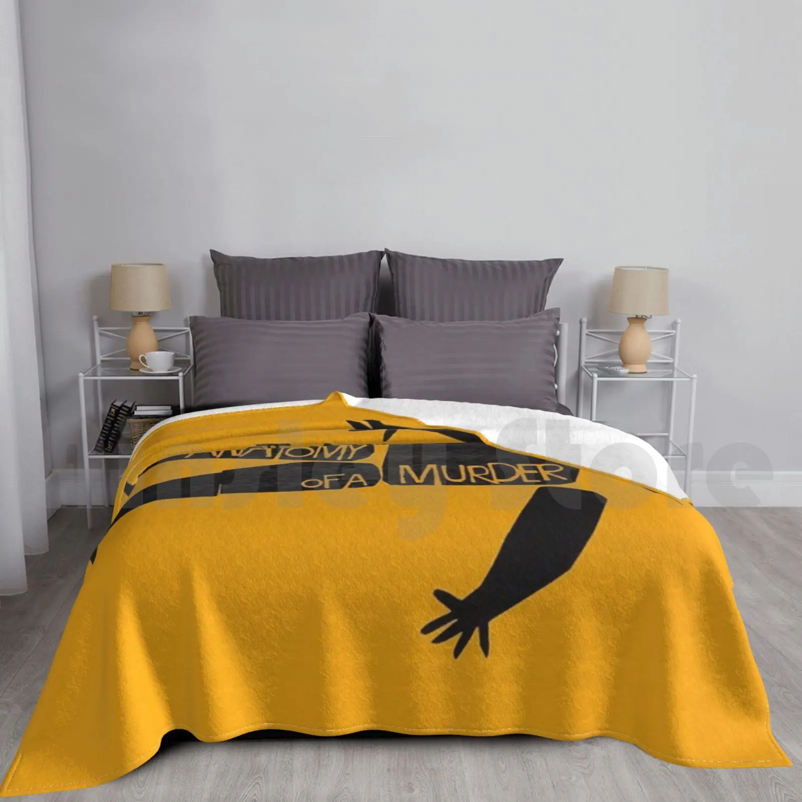 Anatomy Of A Murder Blanket Fashion Custom Anatomy Of A Murder Saul Bass James Stewart Otto Preminger 1959 1950s
