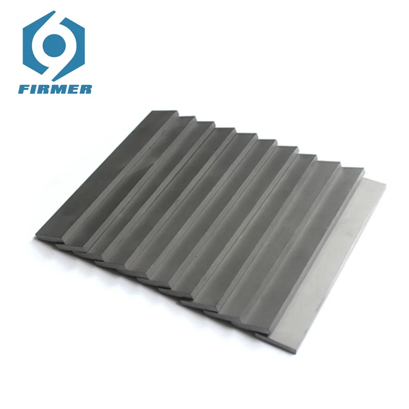 2mm Thicknesses 330mm Length YG8 YG6 Tungsten Carbide Bar Cemented Carbide Alloy Mold Flat Plate Blanks Stripe