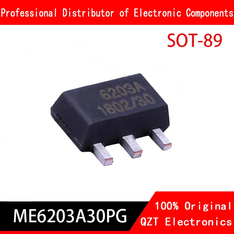 10pieces ME6203A30PG SOT-89 6203A ME 3V LDO