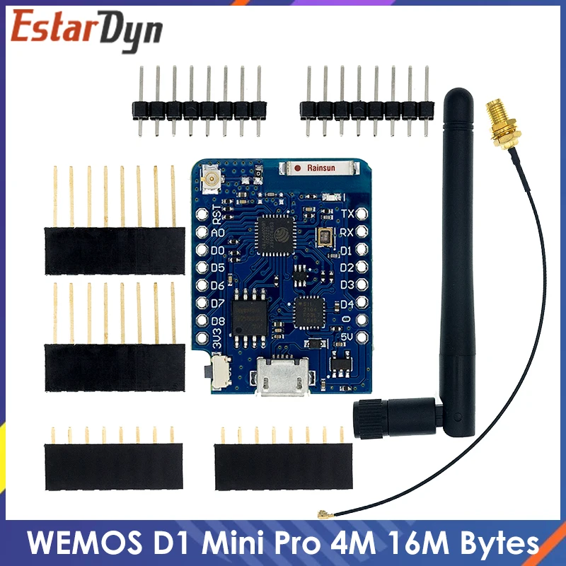 Wemos D1 Mini Pro 4… - image