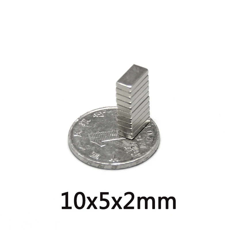 20~500pcs 10x5x2 mm Small Block Powerful Magnets 10*5*2 Super Neodymium Magnet 10x5x2mm Stong NdFeB Permanent Magnetic 10*5*2 mm