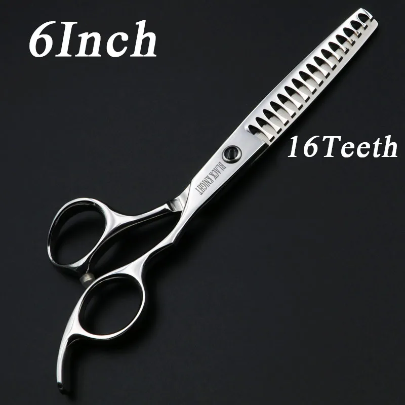 

6 Inch Professional Hairdressing Scissors Thinning Scissors Barber Hair Shears 16 Teeth High Quality Personality