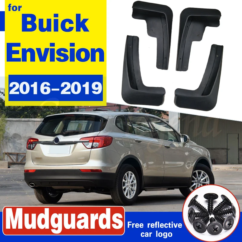 

Set Molded Car Mud Flaps For Buick Envision 2016-2019 2018 Mudflaps Splash Guards Mud Flap Mudguards Fender Front Rear Styling