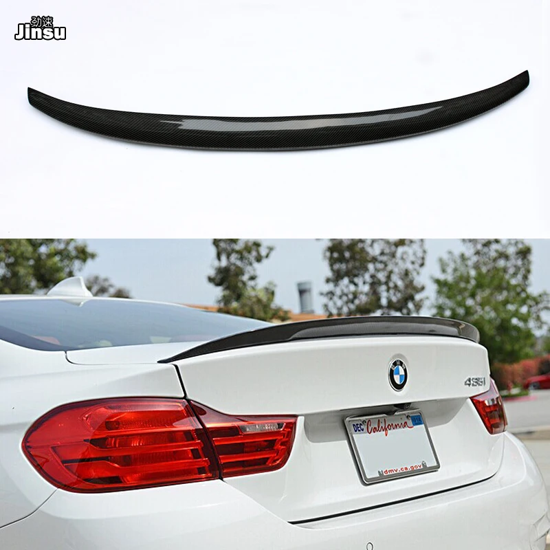 

Performance style Carbon fiber rear roof spoiler lip For BMW 4 series coupe 2door 420i 425i 430i 440i F32 P styling back wing