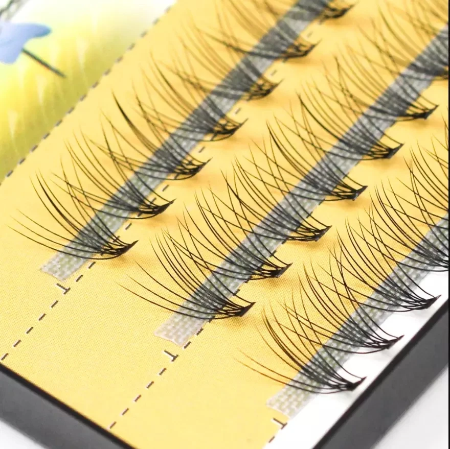 10D Cluster Eyelashes Natural Eyelash Extension individual Eyelash bunches 1 box/60 bundle Makeup Tools Lashes Wholesale