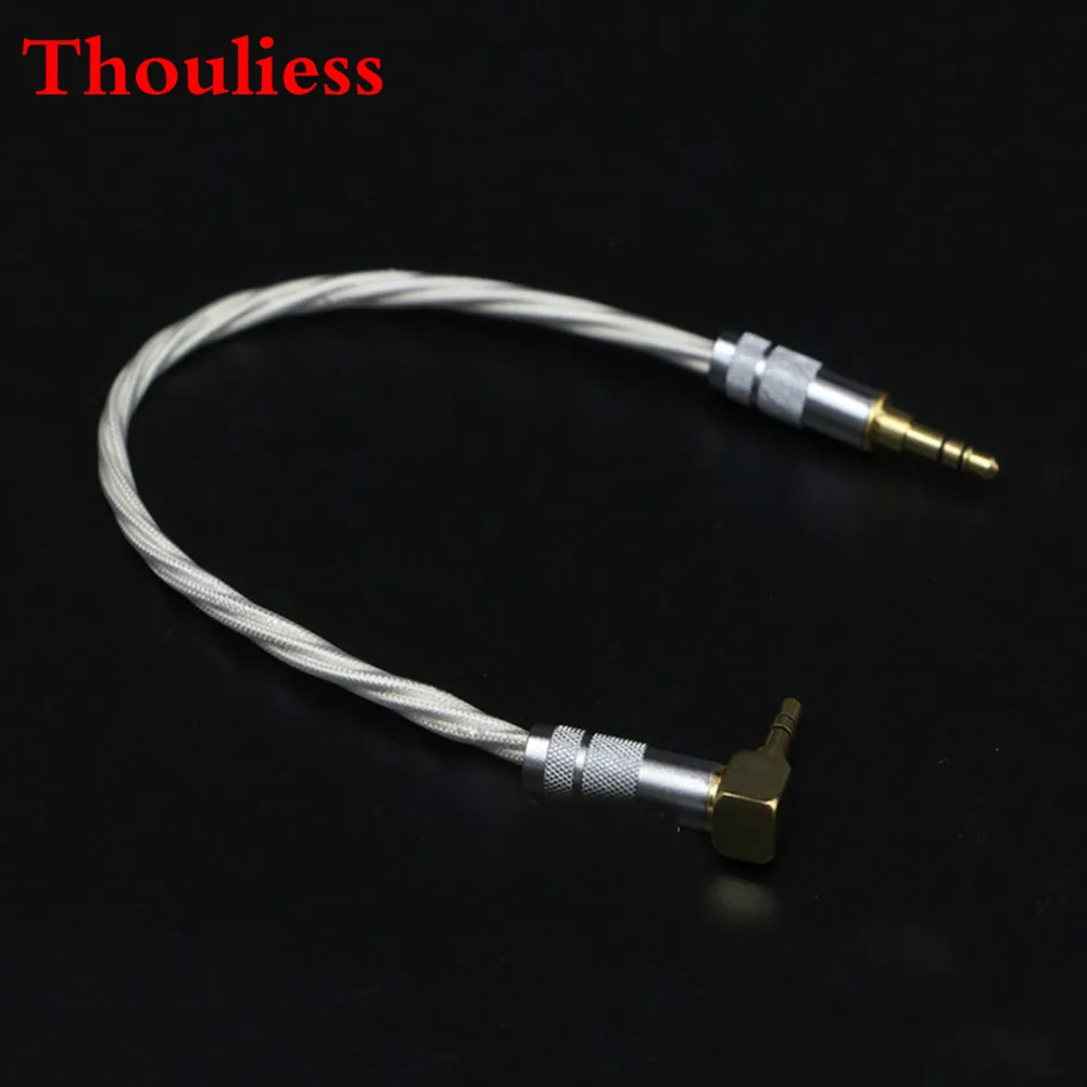 

Thouliess HIFI Cable Stereo Audio 3.5mm to 3.5mm Male 3 Line In Car Aux Cable Headphone Amplifier DIY