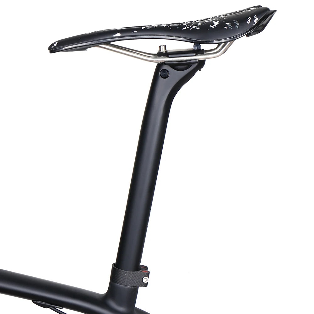 Neue Carbon-Sattelstütze für Mountainbikes, Rennrad-Sattelstütze, versetzte Sattelstütze, 20 Fahrradteile, 25,4/27,2/30,9/31,6*350/400/450mm – Detail 9