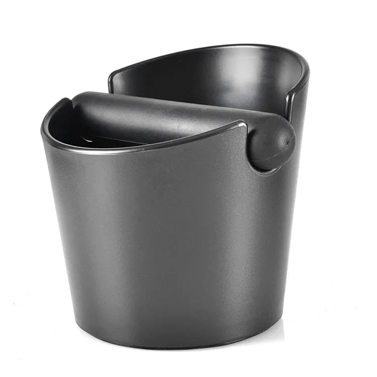 Anti Slip Shock-absorbent Espresso Knock Box Anti Slip Coffee Grind Dump Bin Waste Bin With Detachable Knock Bar For Barista