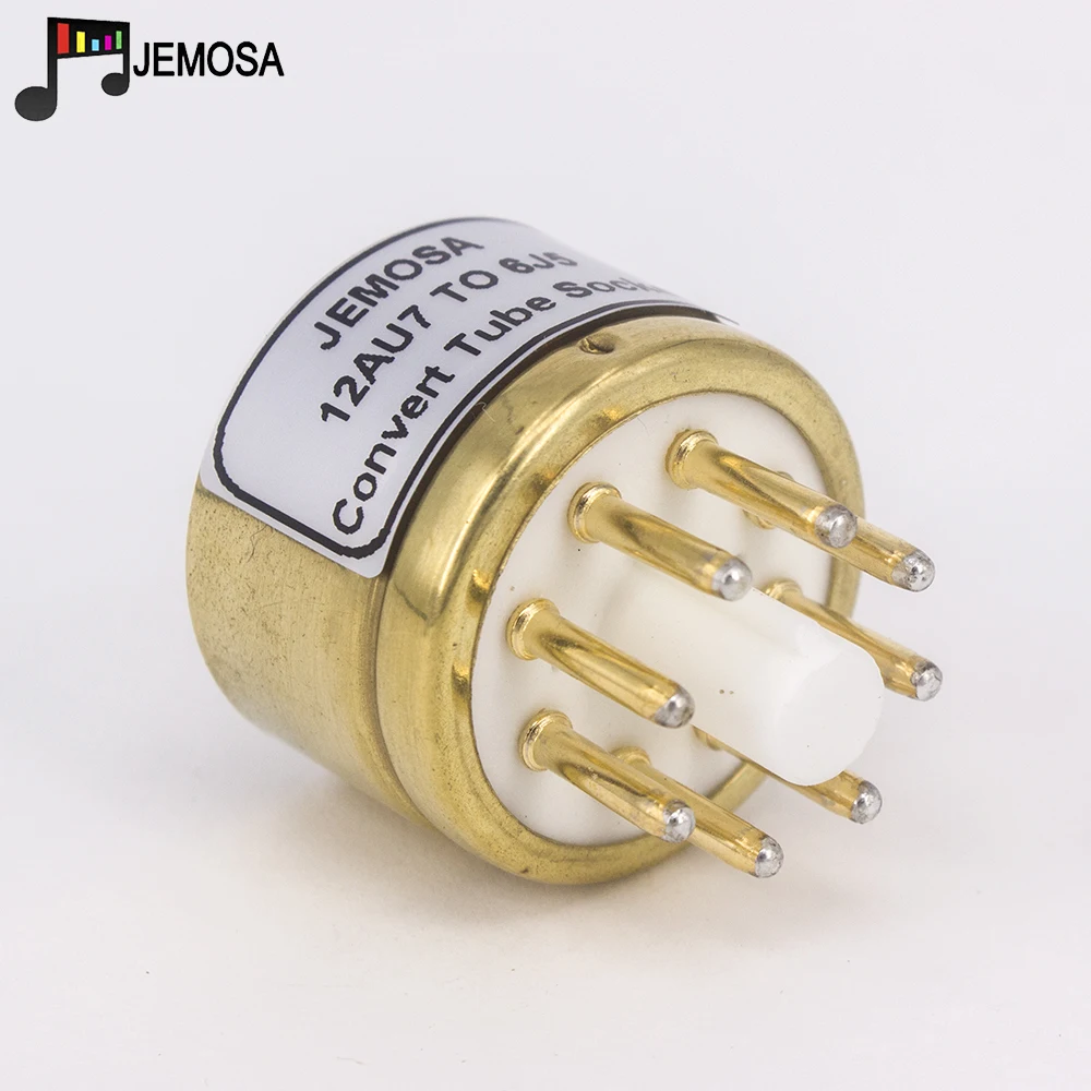 1 unidad 12AX7 12AU7 12AT7 ECC81 ECC82 ECC83 7025 a 6J5 6J5G 6C5 CV1067 DIY amplificador de tubo de vacío de Audio HIFI convertir adaptador de enchufe