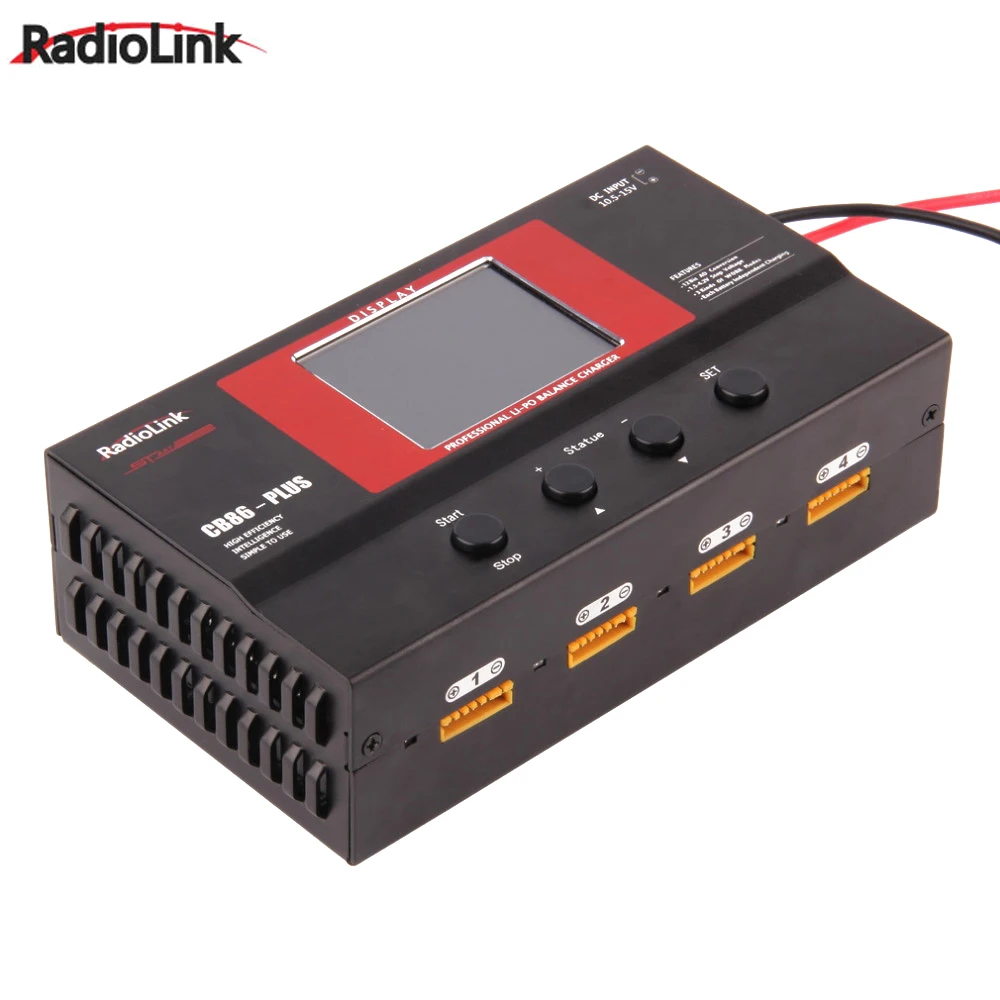 Radiolink CB86 Plus Balance Charger per RC 8 pcs 2-6S Lipo Battery At One Time caricabatterie professionale per RC Car Truck Helicopter