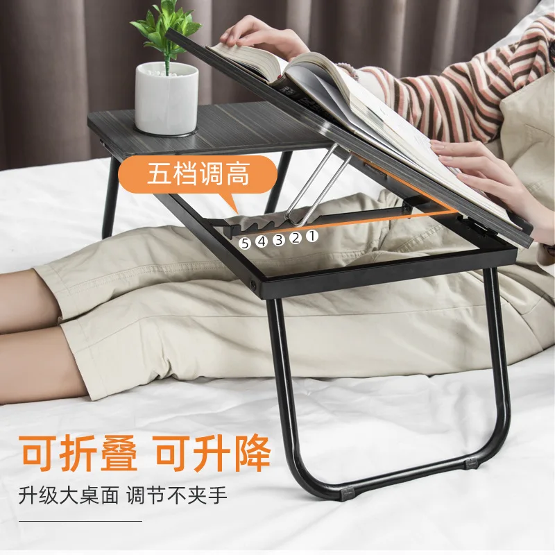 

Folding Laptop Desk for Bed Portable Computer Tray for Sofa Table for Writing 4 Angles Adjustable Laptop Table with Cup Holder