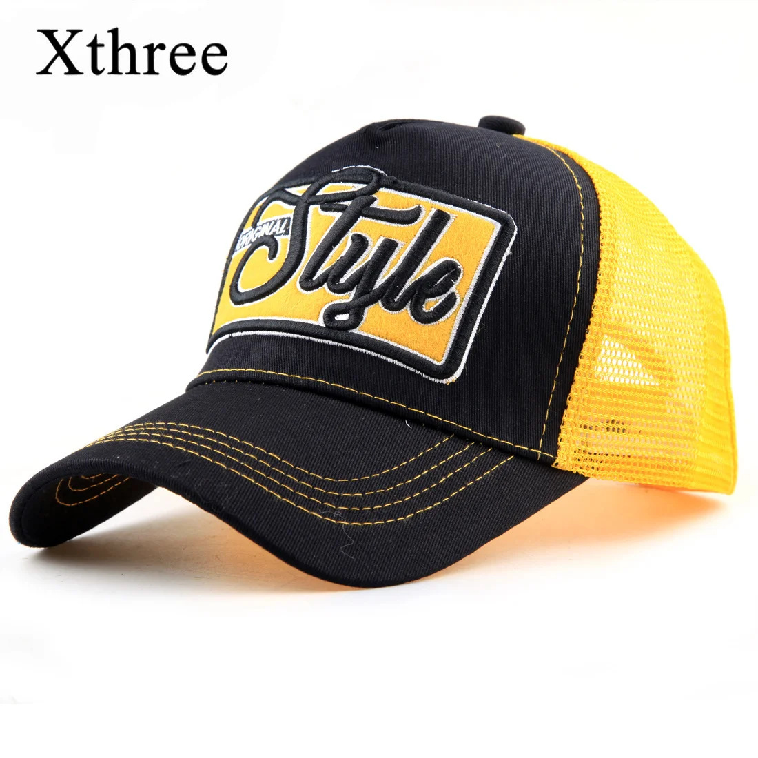 Xthree Baseball Cap For Men Mesh Cap Style Women Snapback Hats Bone Casquette Brand Casual Gorra Adjustable Cotton Hat Caps