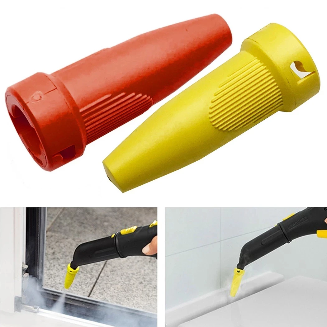 Steam Cleaner Parts para Karcher, Poderoso aspersor bocal cabeça, amarelo e vermelho, Substituir Acessórios, SC1, SC2, SC3, SC4, SC5, 2pcs