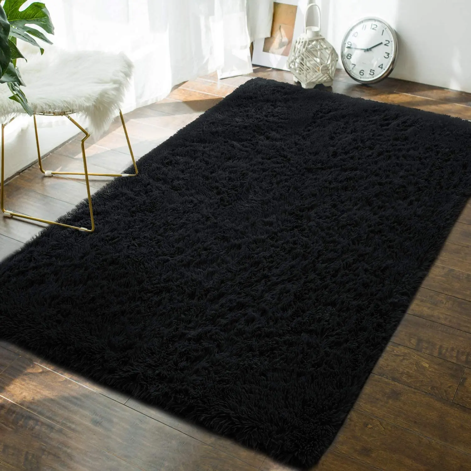 

Bedroom Living Room Carpet Super Soft Fluffy Area Rugs Girls Boys Furry Home Decorative Rug Large Plush Furry Shag Carpet