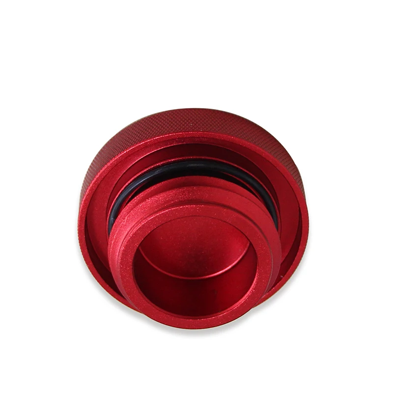 Oil Fill Cap Oil Cap Round Style for WRX STI and FRS BRZ Red/Black