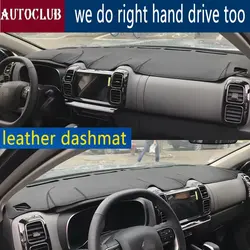 For CITROEN C5 AIRCROSS 2016 2017 2018 2019 2020 Leather Dashmat Car Styling Covers Dash Mat Dashboard Cover Carpet  Accessories