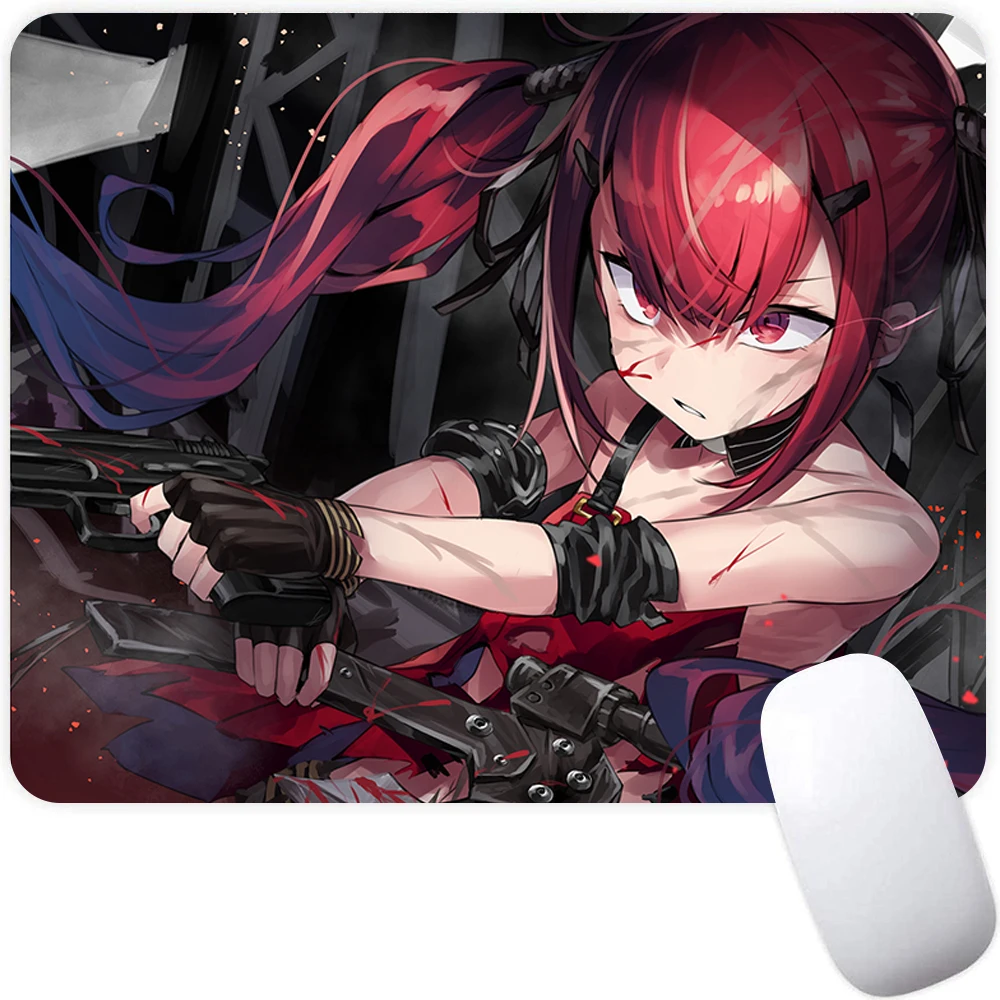 Girls Frontline Small Gaming Mouse Pad Computer Mousepad PC Gamer Mouse Mat Laptop Mausepad Mouse Carpet Keyboard Mat Desk Pad