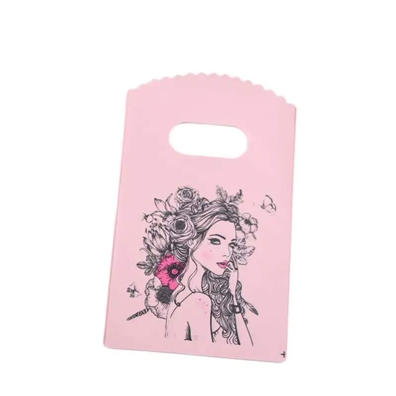 New Style Wholesale 50pcs/lot 9*15cm Fashion Mini Plastic Gift Packaging Bags Favor Luxury Wedding Decoration Pouches