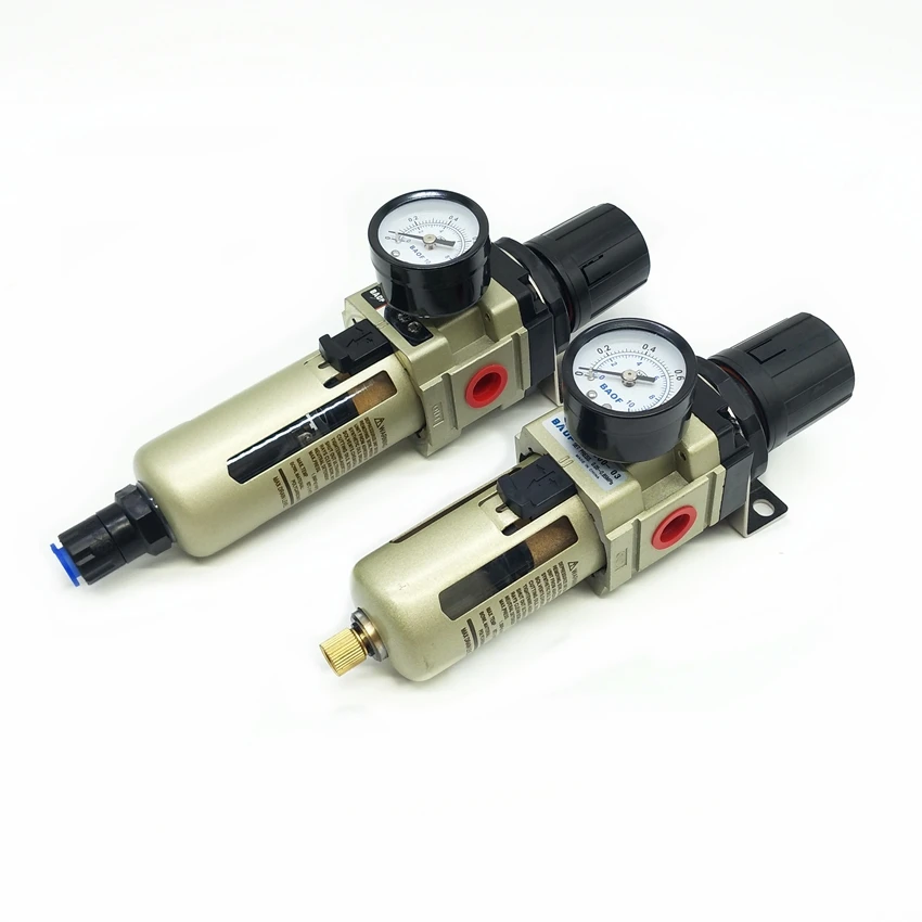 1PCS Pneumatic Air Filter Regulator AW3000-03 3/8''Manual Drain Type Air Treatment Unit AW3000-03D Automatic Drain Type