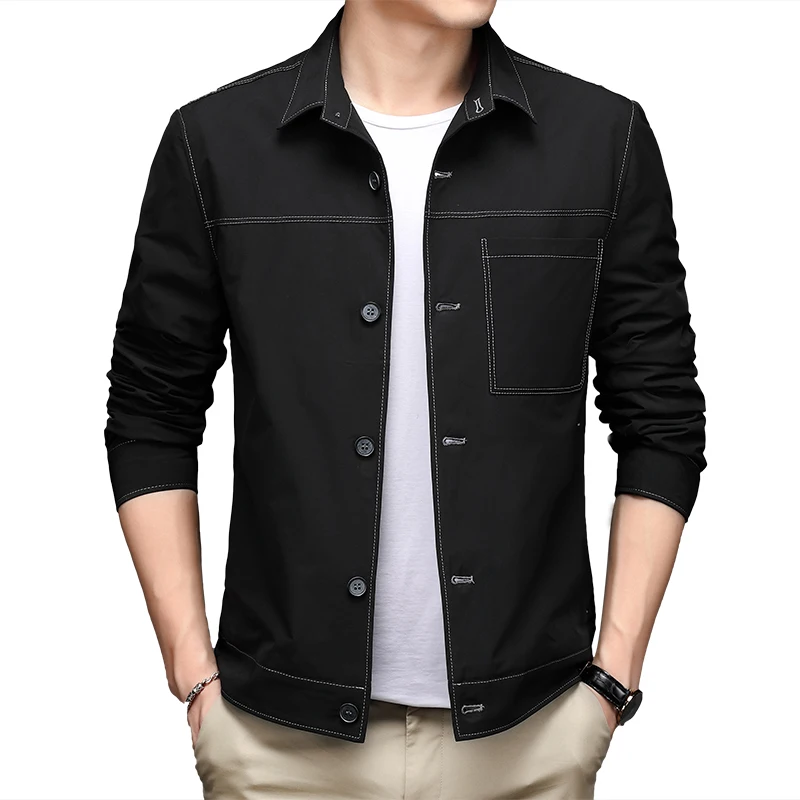 Men's Luxury Blazer Jacket Spring Jacket Coat Male Superior Quality Outwear Long Sleeve Jacket Coat