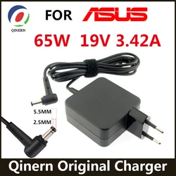 Cargador para ordenador portátil Asus, adaptador de CA de 19V, 3.42A, 5,5x2,5mm, 65W, X401A, X550C, A450C, Y481, X501LA, X551C, V85, A52F, X555 / TOSHIBA / GATEWAY