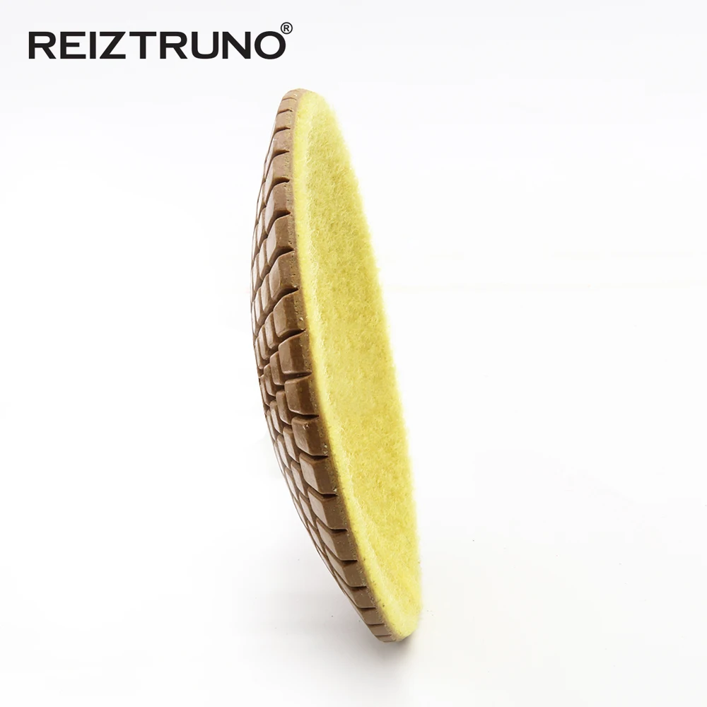 Reiztruno 80mm/100mm cuscinetti per lucidatura stomex lavelli a tazza per lucidatura e curve "per calcestruzzo, granito, marmo e pietra naturale