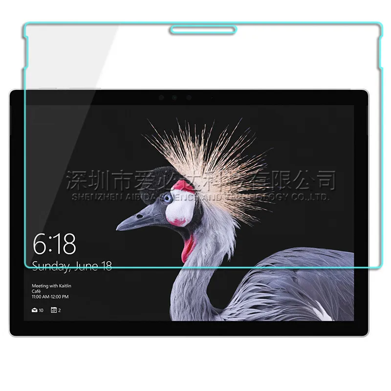 

Tempered Glass Screen Protector For Microsoft Surface Pro 5 Pro5 12.3 inch 2017 TAB Tablet Protective Film