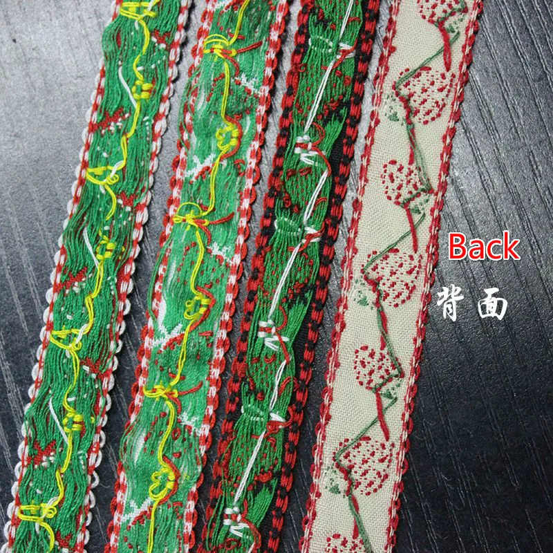 10 ساحة/مجموعة الفراولة حزام التطريز الدانتيل شريط تقليم الزخرفية اليدوية تنورة الملابس النسيج 1.5 سنتيمتر اكسسوارات