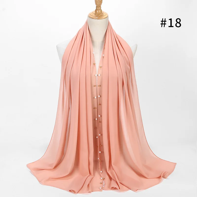 72*175cm 1-20 색상 클래식 간단하고 세련된 crinkle 크림프 코튼 터번 hijab shawls 2022 새로운 여성 이슬람 진주 스카프